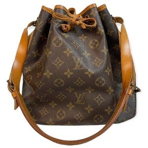 LOUIS VUITTON MONOGRAM NOE PETIT SHOULDER BAG